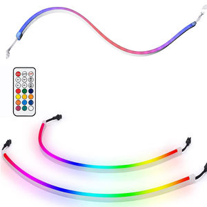 Módulo de tira de luz LED RGB inteligente Tira de luces inteligente programable Las tiras de diodo emisor de luz flexibles se pueden cortar - Product Image 1