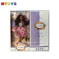 Poupée de mode Belinda, cheveux bouclés charmants, 11,5 pouces, noire, avec 11 articulations, corps solide, cadeau pour filles, vente chaude