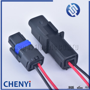 2Pin Connector Automotive konektor otomotif lampu gantung soket untuk Untuk Sigma FCI CON-391 sinyal belok steker dengan kawat - Product Image 4
