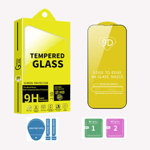 9H 9D 0,33mm cubierta completa antiarañazos HD Protector de pantalla de vidrio templado transparente para <span class=keywords><strong>iPhone</strong></span> 13 14 15 16 Pro Max Protector de pantalla - Product Image 2