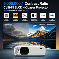 Proyector Láser 4K HDMI CEC CJ5915 3LCD de 5200 Lúmenes con Gestión de Red
