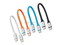 Nouveau câble de données Type-C en nylon tressé magnétique à charge rapide 240W 0,2m en cuivre pur pour iPhone 17 Pro Max