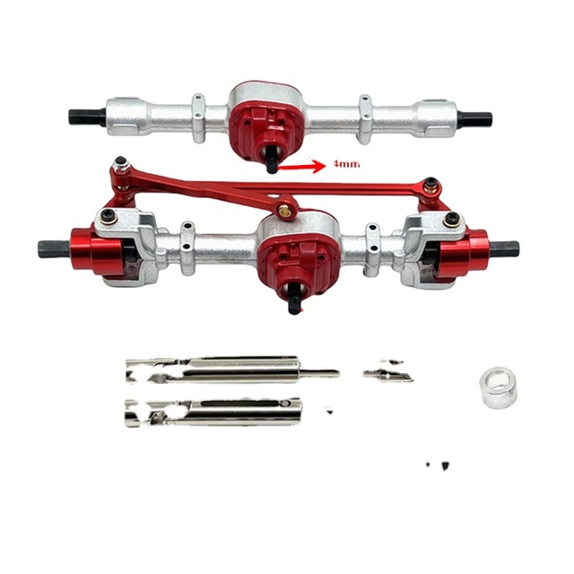 1/12 MN Model RC Car Metal Upgrade Parts Tank 300 MN82 MN78 LC79 Remote Control Cars Front and Rear Axle Assembly Drive Shaft