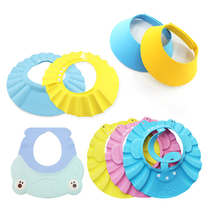 Probebi logotipo personalizado EVA pelo lavado sombrero <span class=keywords><strong>para</strong></span> niños nuevo modelo bebé seguridad champú cubierta <span class=keywords><strong>para</strong></span> baño dormitorio uso al aire libre - Product Image 6