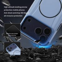 Étuis de téléphone portable de luxe en TPU mat, magnétiques, étanches, antichoc, avec charge sans fil, ajustement fin pour la série 17 Pro Max