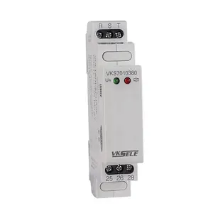 VKS7010 Three phase Voltage Protection Relay 220V 380V 415V 440V Timer relay switch