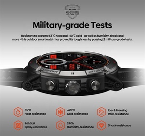 Zeblaze <span class=keywords><strong>Ares</strong></span> 3 Llamadas de voz resistentes 3 ATM Smartwatch Dial Call 100 + Modos deportivos 24H Monitor DE SALUD Smartwatch - Product Image 3