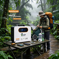 Station d'alimentation compacte 500W 1000Wh avec protection contre les courts-circuits et les surcharges, idéale pour les pannes de courant domestiques