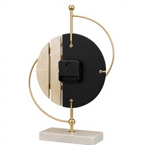 Antique Modern Luxury Desk <b>Clock</b> Decorative <b>Mantel</b> <b>Clock</b> Mechanical Silent Hourly Chiming Metal Oval Shape Waterproof Snooze - Product Image 4