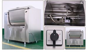 Machine à mélanger la pâte à chapati industrielle de 50 kg de capacité, mélangeur de <span class=keywords><strong>farine</strong></span> de grande taille, rouleau à pâte à pizza, mélangeur à pain à pizza - Product Image 6