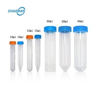 Fournitures de laboratoire Tubes de microcentrifugation en plastique avec bouchon à clip 0,5 ml 1,5 ml 2 ml transparents Gradués Tubes de centrifugation coniques PCR en PP