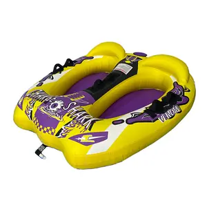 Canapé de ski remorquable gonflable pour sports nautiques/bateaux ovnis fous flottants gonflables/canapé tube remorquable gonflable pour 3 personnes