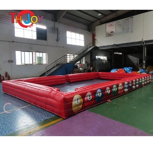 Mesa de billar de fútbol humano, juegos interactivos inflables, envío aéreo gratis a puerta - Product Image 3