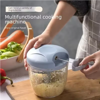 Accessoires de Cuisine Manuels pour Hacher Viande, Légumes, Oignon et Ail, Hachoir Mini