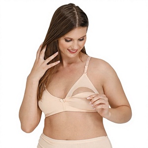 Soutien-gorge d'allaitement à clipser pour la maternité, sans armatures, doux et confortable, sous-vêtements de grossesse, vente en gros OEM ODM - Product Image 1