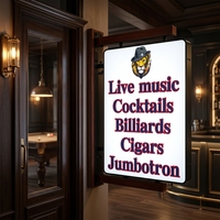 Panneau publicitaire lumineux LED pour bar, enseigne lumineuse pour pub, lounge, club, vitrine