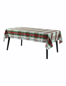 100% Polyester Tablecloth Printed Oxford Square Decorative Table Cloth For Room Christmas