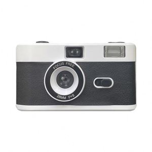 2025 Reusable Custom Logo White and Black 35Mm Vintage Film <b>Camera</b> With Strap - Product Image 1
