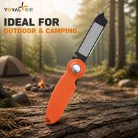 Affûteur de couteaux portable Yoyal TY2203 - Affûteur pliable professionnel pour le camping, la chasse et l'usage tactique
