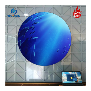 Toosen tùy chỉnh kích thước thông tư LED Video Tường Vòng LED hiển thị chất lượng cao đĩa Màn hình LED cho sang trọng bán lẻ môi trường - Product Image 1
