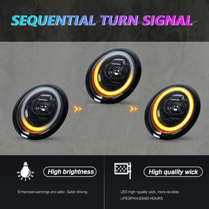 Phare à LED pour Mini Cooper 1st Gen 2001-2007 R50 R52 <span class=keywords><strong>R53</strong></span> 6000k Color Temperature CooperS MINI Cooper Head Lights - Product Image 5