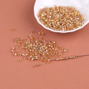 Perles carrées argentées dorées en verre cristal, perles en vrac pour la création de bijoux, accessoires DIY 34052 - Product Image 4