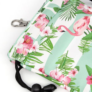 Sac d'accessoires de golf personnalisé en cuir PU imperméable, grande capacité, avec cordon de serrage, pochette pour objets de valeur de golf - Product Image 4