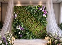 Panneaux de haie verticale décoratifs Bagang pour intérieur, en buis, feuilles vertes, plantes artificielles, mur de gazon artificiel