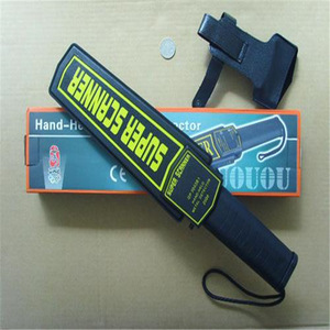 เครื่องตรวจจับโลหะแบบมือถือ HANNUS Super Scanner ขนาด 12 นิ้ว รุ่นพลาสติกสีดำ สำหรับการตรวจสอบความปลอดภัย - Product Image 1