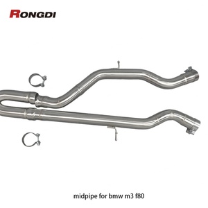 Envío Rápido, Tubo Intermedio Individual Rongdi de Acero Inoxidable 304 de 1.5 mm y 3.5 Pulgadas para F80 M3 F82 M4 S55 3.0T 2014-2019 Performance - Product Image 3