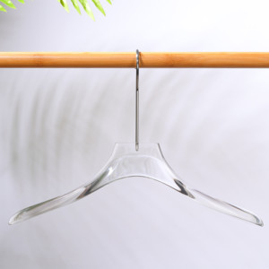 Appendiabiti in acrilico trasparente Grucce Cabide OEM Store appendini in acrilico di lusso per abbigliamento altri appendini Perchas - Product Image 3