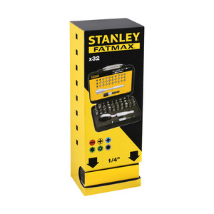 Jeu de 32 embouts Stanley Fatmax 1/4 pouce avec support magnétique à dégagement rapide - Product Image 1
