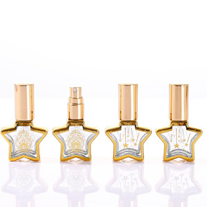 Botol Parfum Kaca Emas <span class=keywords><strong>Mini</strong></span> 10ml, Dapat Digunakan Kembali, dengan Pompa Semprot untuk Minyak Atsiri, Penyegar Udara, dan Botol <span class=keywords><strong>Diffuser</strong></span> - Product Image 5