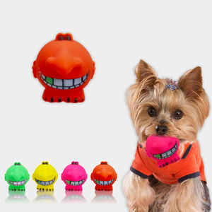Giocattolo da Masticare per Cani a Forma di Mostro con Bocca Grande, Giocattolo Interattivo Sonoro per Cani, Disponibile in Diversi Colori - Product Image 1
