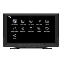Enregistreur de caméra embarquée portable fiable 10,1 pouces IPS 4CH avec fonction multimédia MP5 et moniteur de stationnement pour flotte commerciale