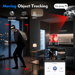 Telecamera PTZ 9MP con Zoom Digitale 10x, Visione Notturna a Colori, App Mobile O-KAM Pro, Trasmissione in Diretta, AOV 4G CE Rohs per Esterni e Casa - Product Image 2