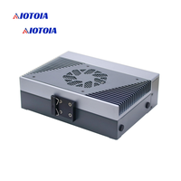 Contrôleur de vision embarqué sans ventilateur, PC industriel en boîtier, processeur Core Ultra 7 165H, 5 LAN, 4 USB, 2 COM, entrée d'alimentation CC 24V, M62