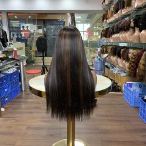 Cabello Vietnamita Virgen al por Mayor, Peluca de Cabello Liso, Peluca de Cabello Humano con Cierre de Encaje 4x4 de 30 Pulgadas - Product Image 5