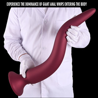 Vente en gros de plugs anaux en silicone imperméables à queue extra longue, multi-tailles, pour pénétration profonde, jouet anal gay BDSM, fournisseur en gros