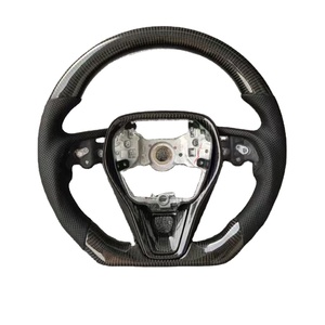 Volante Deportivo de Fibra de Carbono y Cuero de Alto Rendimiento para Land Cruiser, <span class=keywords><strong>Corolla</strong></span> Levin, Camry, Venza - Product Image 1