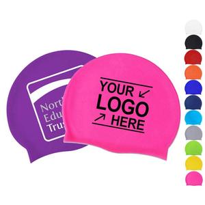 Gorro de Natación de Silicona Personalizado 0717 - Precio Bajo al por Mayor, Impermeable, Ecológico, con Logotipo y Elástico para Hombre - Product Image 2