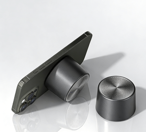 מיני רמקול בלוטות' עם רמקול קטן אלחוטי מגנטי למחשב נייד, סנכרון סטריאו נייד TWS, <span class=keywords><strong>Bluetooth</strong></span> 5.3, IPX6 - Product Image 1