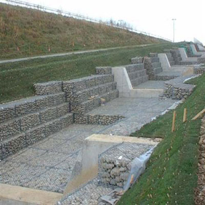 Galfan 10% Al тяжелый Гальванизированный габионный ящик матрас проволочная сетка каменная клетка шестигранное отверстие мешок габион укрепляющая сетка