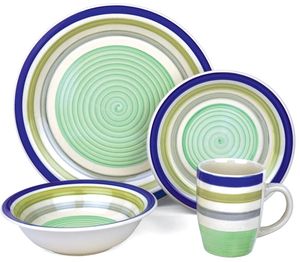Juego de Vajilla Económico, Juego de Platos Nórdicos de Cerámica Caliente, Vajilla de Porcelana de Hueso, Vajilla de Cocina Flora - Product Image 5