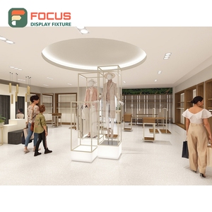 Solución de Exhibición con Cerradura para Tiendas Ecológicas, Diseño de Isla para Boutique - Product Image 6