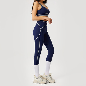 <span class=keywords><strong>Ropa</strong></span> de Yoga de Marca al por Mayor Sin Logotipo, Conjunto Deportivo de Dos Piezas de Secado Rápido para Yoga y <span class=keywords><strong>Pilates</strong></span> - Product Image 5
