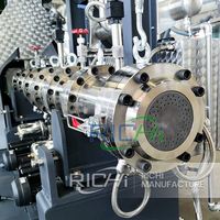 Extrudeuse de granulés d'aliments pour poissons flottants RICHI 8-10TPH - Équipement entièrement automatique pour la production de granulés d'aliments pour poissons, extrudeuse à double vis