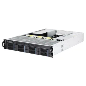 Xeon Sliver de alto rendimiento 4316 20Core 2,3 GHZ RAID LSI 9260-8I 512M 550W Fuente de alimentación redundante 2U 8Bay Rack Server