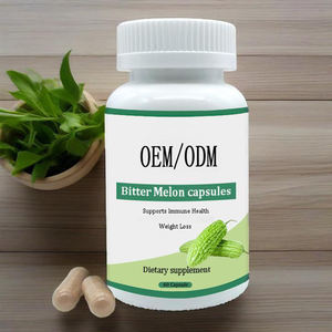 Cápsulas de extracto de planta de calabaza amarga de marca propia, suplemento nutricional de vitamina Natural para adultos, no suplementos de hierbas - Product Image 1