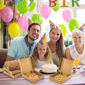 Cajas Pequeñas <span class=keywords><strong>para</strong></span> Pizza, Mini Cajas de Cartón Corrugado <span class=keywords><strong>para</strong></span> Llevar Pizza, Cajas <span class=keywords><strong>para</strong></span> Entrega de Alimentos, Cajas de Regalo <span class=keywords><strong>para</strong></span> Galletas y Bocadillos - Product Image 5